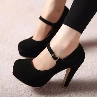 Mary Jane Chunky High Heels 03