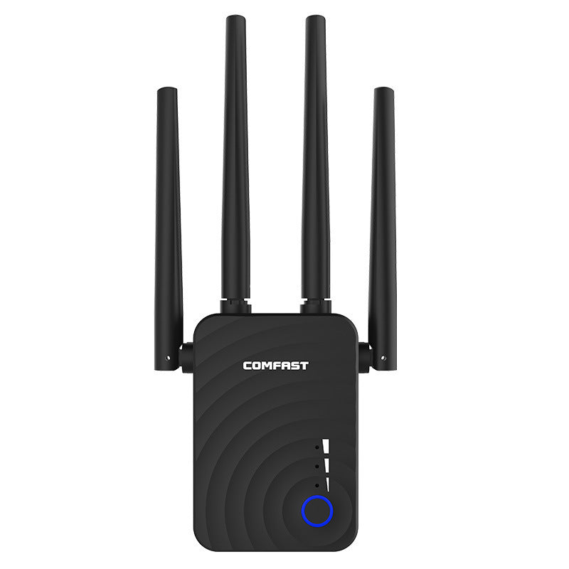 Dual-band 1200-megabit wireless relay router