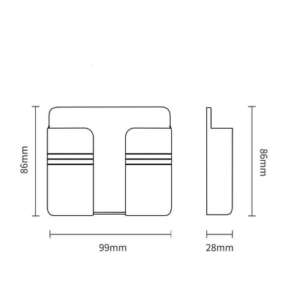 Mobile Phone Charging Storage Rack Punch-free Sticky Storage Box normal postal shipping