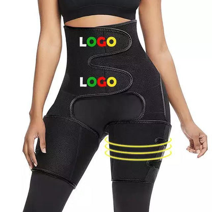 Sports Waist Belt Adjustable One-piece Girdle Leg Straps