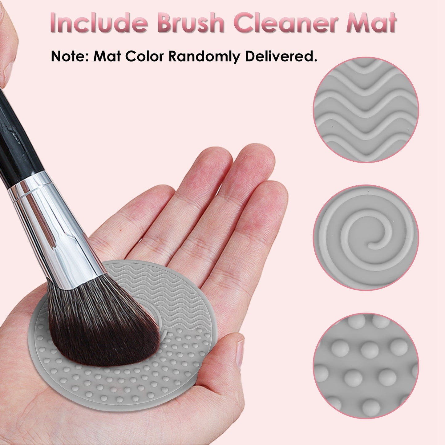 4-in-1 Makeup Brush Cleaner Dryer with UV & Digital Display