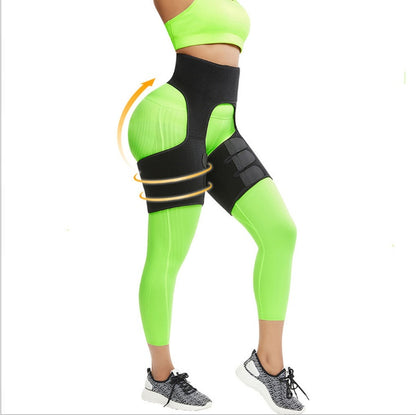 Sports Waist Belt Adjustable One-piece Girdle Leg Straps