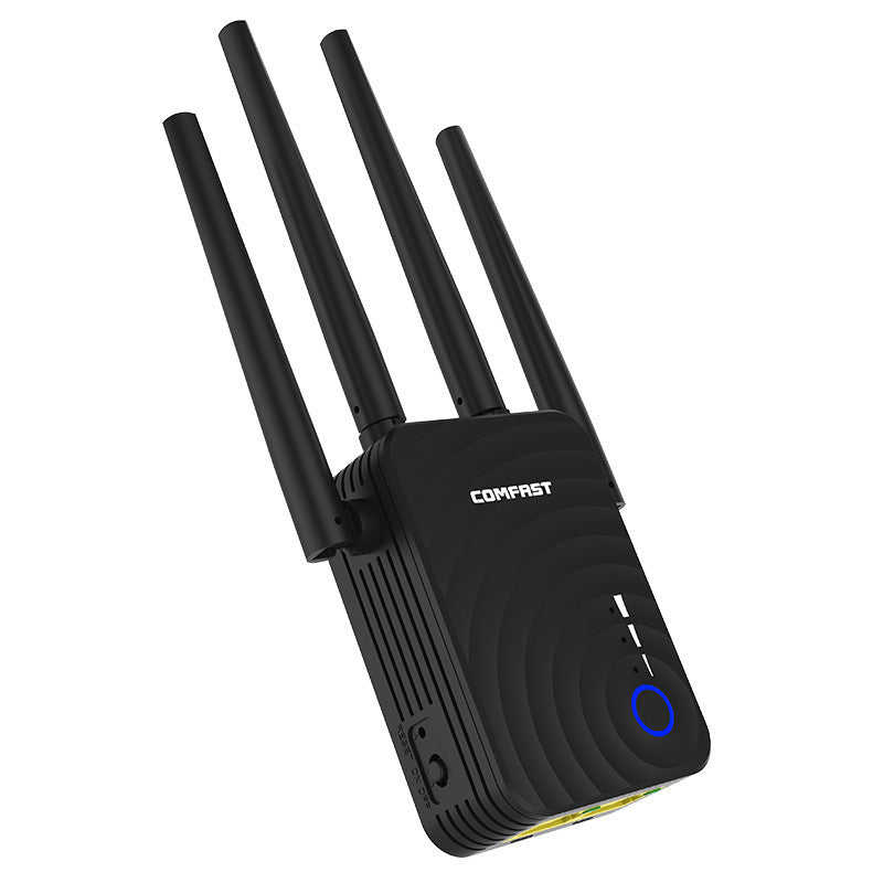 Dual-band 1200-megabit wireless relay router