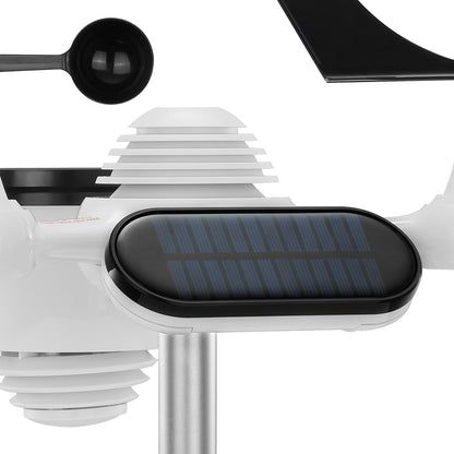 VEVOR 7-in-1 Wireless Weather Station with Large Color Display
