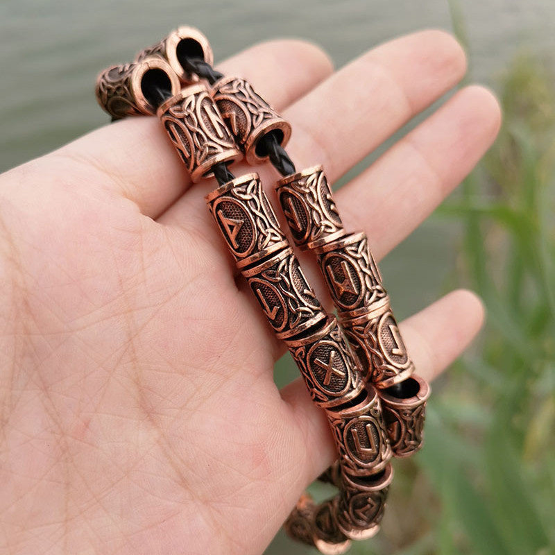 Set Of Viking Rune Beard Beads ((will be arrive from 20 to 30 days))