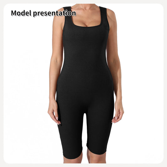 Women’s Slimming Solid Color Bodysuit – Black or Coffee