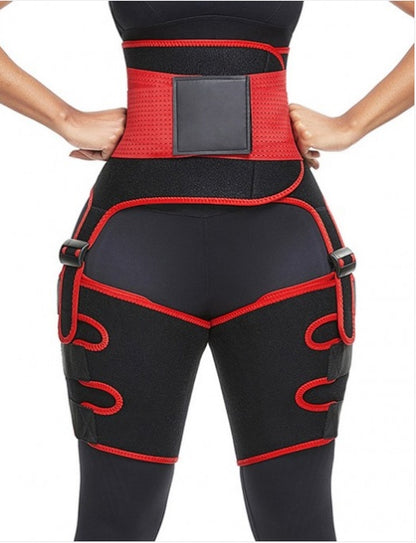 Sports Waist Belt Adjustable One-piece Girdle Leg Straps