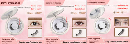 Magnetic Suction False Eyelashes Little Devil Supernatural Magnet Suit