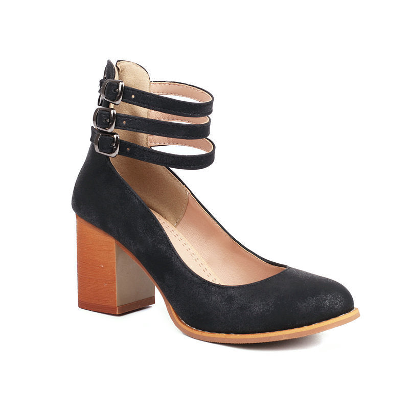 Vintage Mary Jane Chunky Heels 06