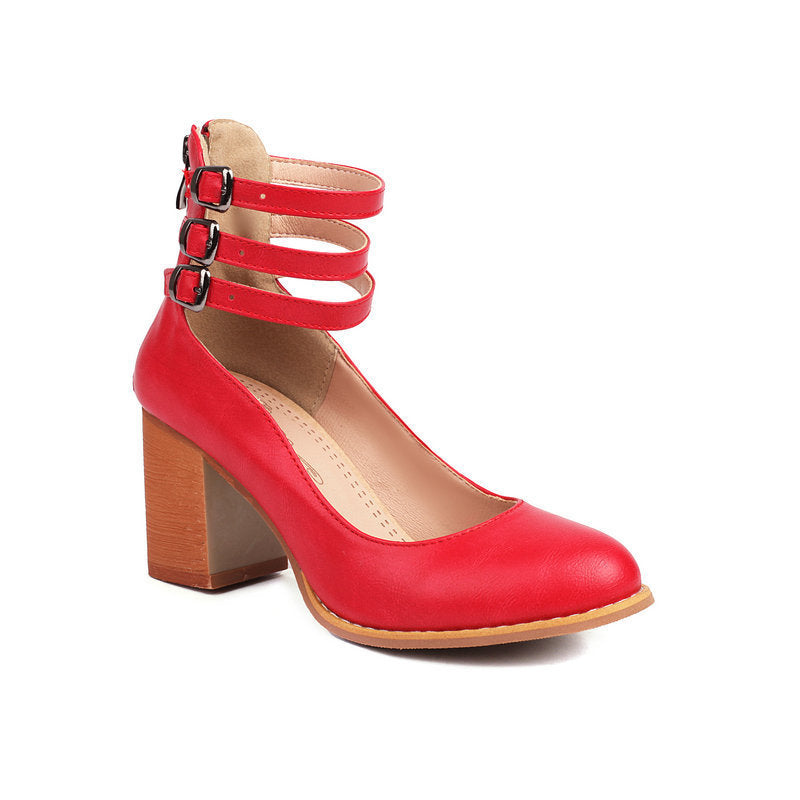 Vintage Mary Jane Chunky Heels 08